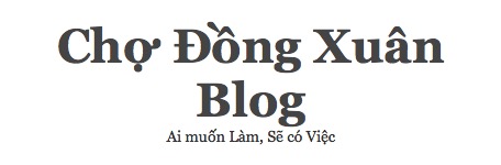Chợ Đồng Xuân Blog